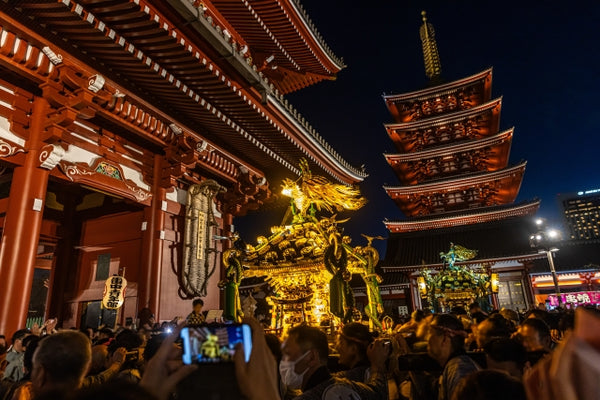 Tokyo's Sanja Festival welcomes up to 2 million visitors each year.