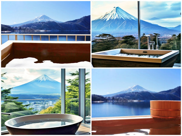 Plenty of hot springs around Mount Fuji