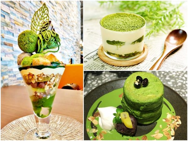 Matcha green tea desserts