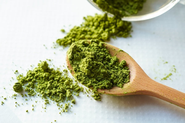 Matcha is finely ground green tea powder.