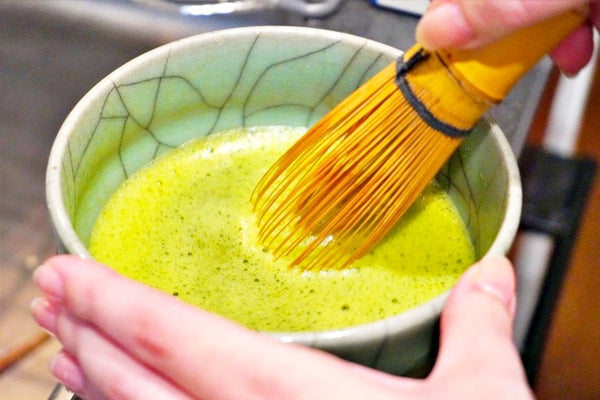 A Japanese tea ceremony involves matcha