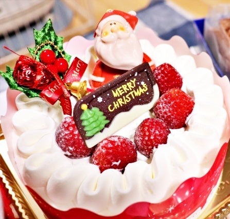 A typical christmas cake in Japan