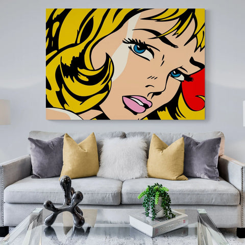 Acheter un tableau inspiré de Roy Lichtenstein pas cher