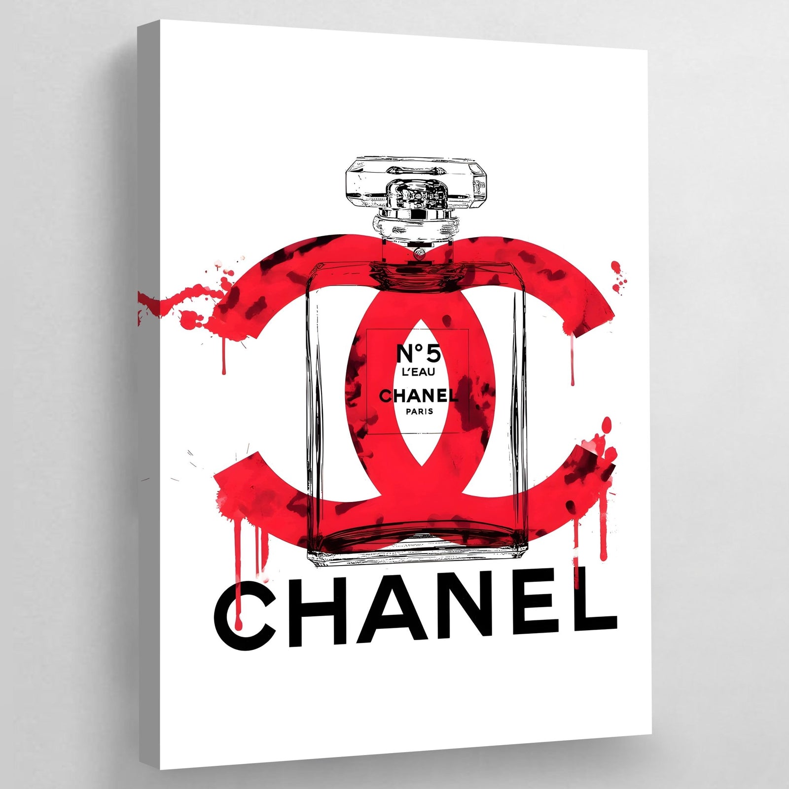 Poster Coco Chanel Logo  Off Pure