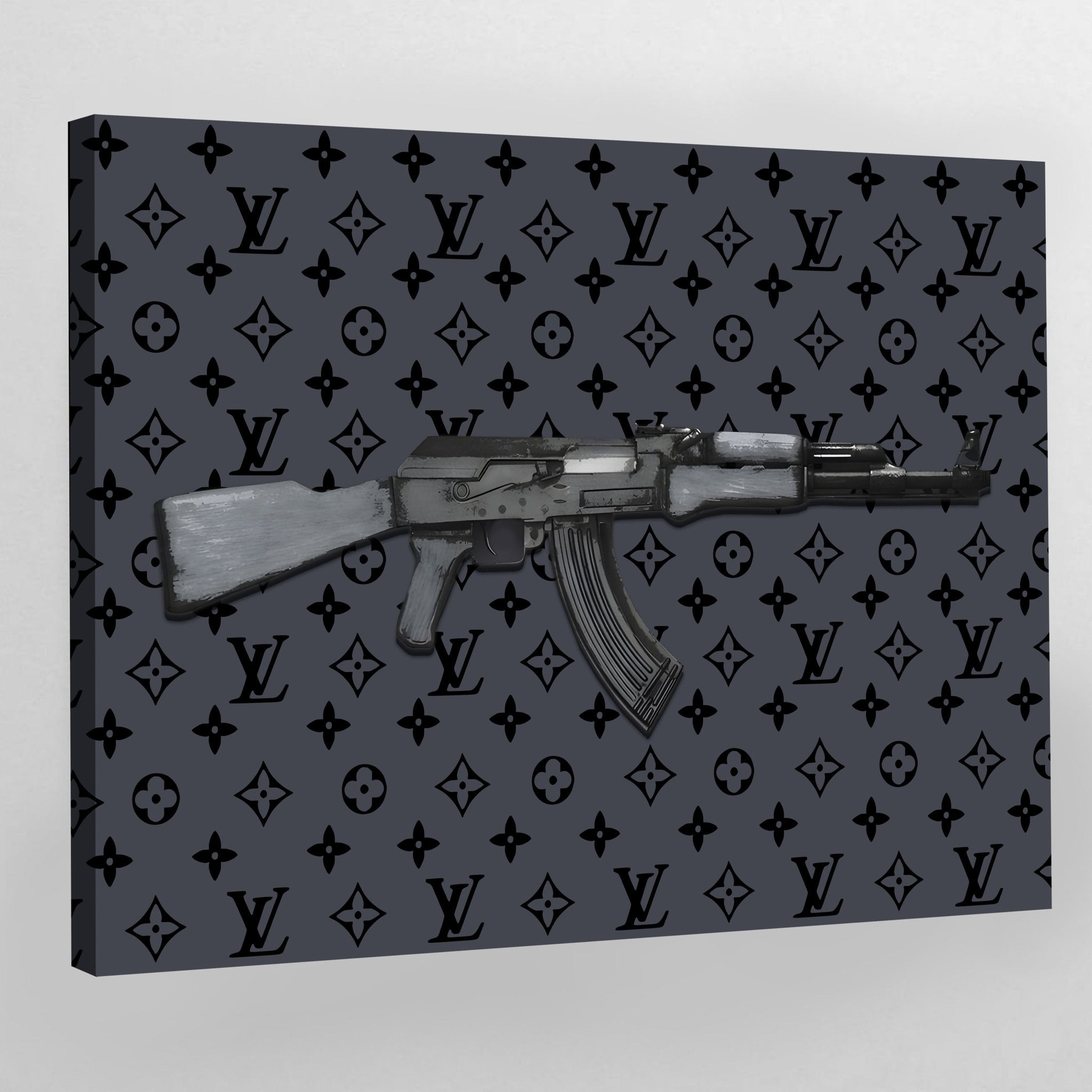 DALUXE ART  Louis vuitton x AK47 Gold  Catawiki