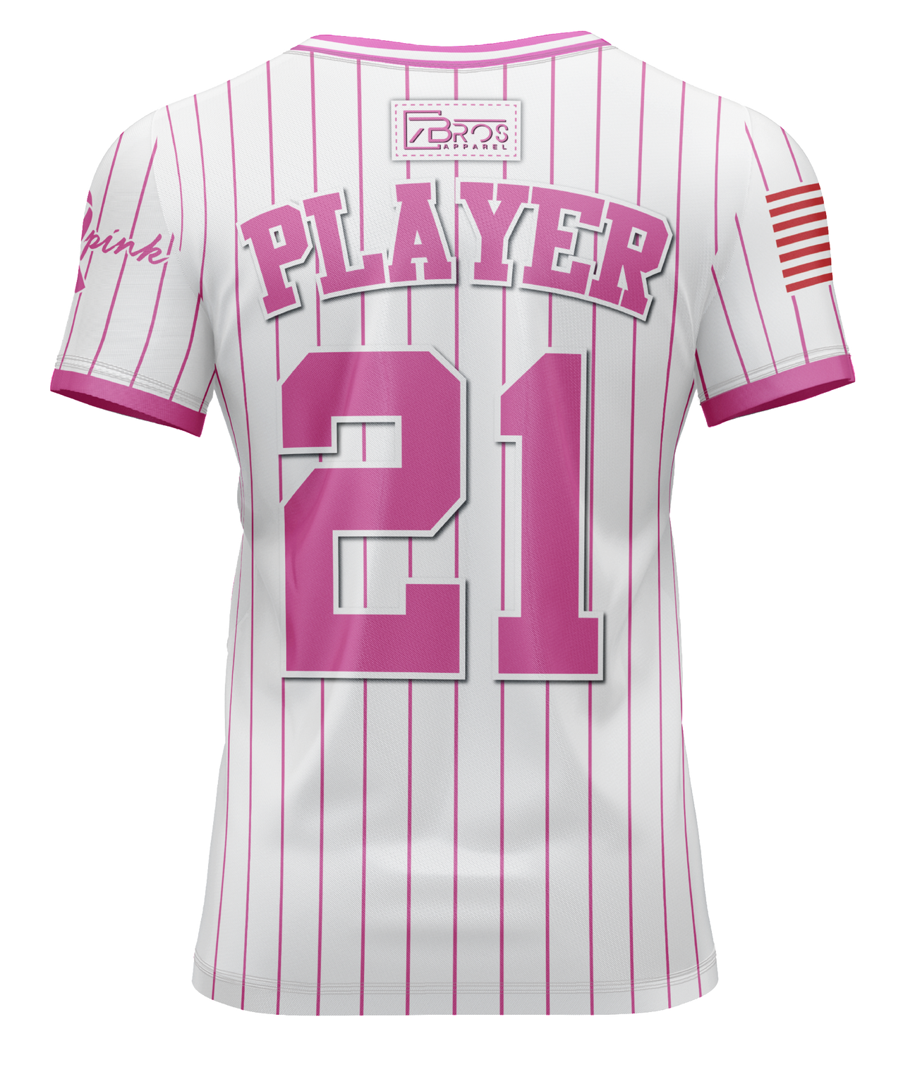 Profugos Pink Baseball Jersey