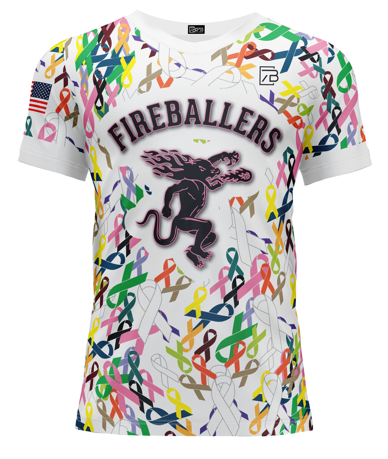 Lady Rays Custom Breast Cancer Baseball Jerseys - Custom Softball Jerseys  .com - The World's #1 Choice for Custom Softball Uniforms