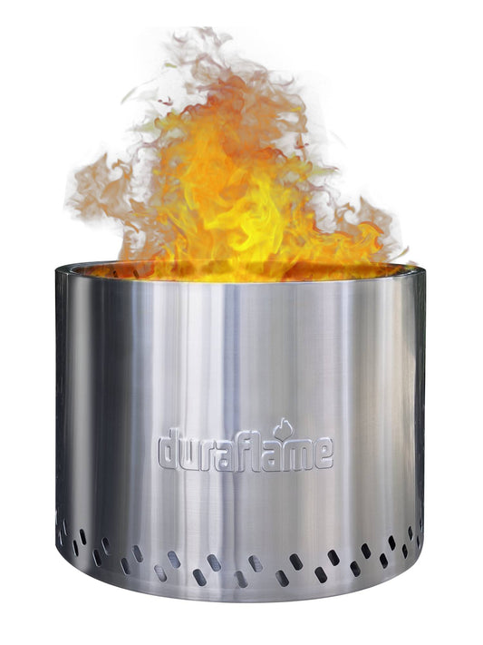 Duraflame™ – 19” Stainless Steel Low Smoke Fire Pit