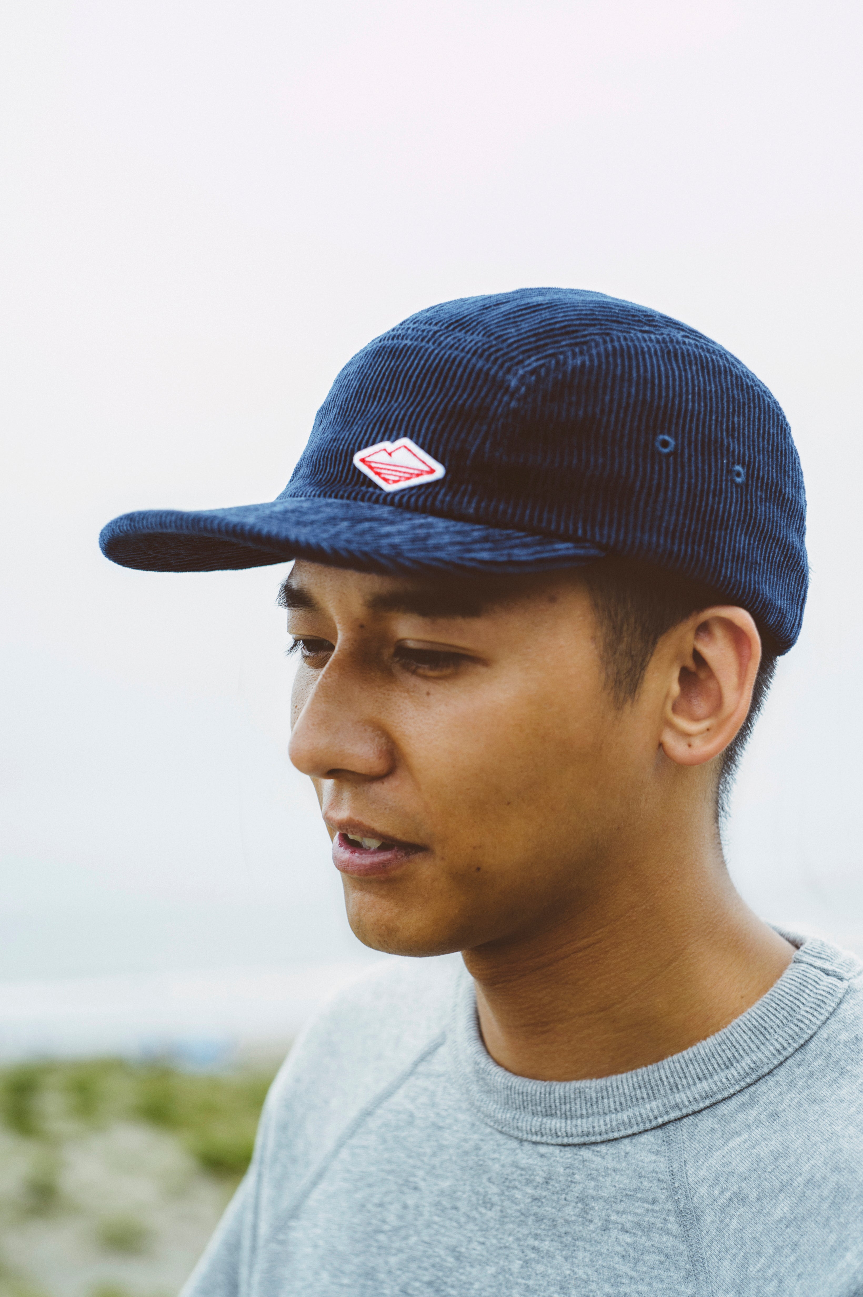 Travel Cap, Navy Corduroy