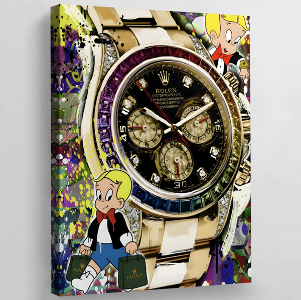 Richie Rich Rolex Wall Art