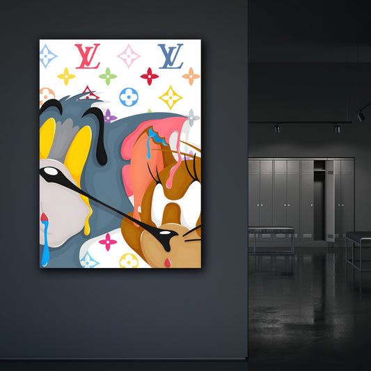 Louis Vuitton x Cartoon Characters Poster Canvas - REVER LAVIE