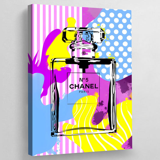 Chanel Cotton Candy Blue Urban Chic by PopArtQueen 36x24 Art Print Poster  Chanel Poster Perfume Perfum Classy Pop Art POD 