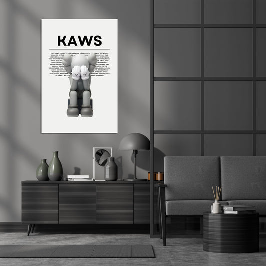 KAWS Black x LV Wall Art