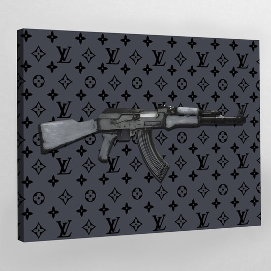 Louis Vuitton Illustration by BBA, Wall Art Fashion print, Louis