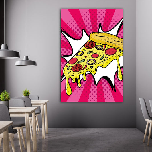 Food Pop Art Canvas