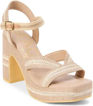Corkys Carley Light Pink Canvas Wedge - Expectations Too