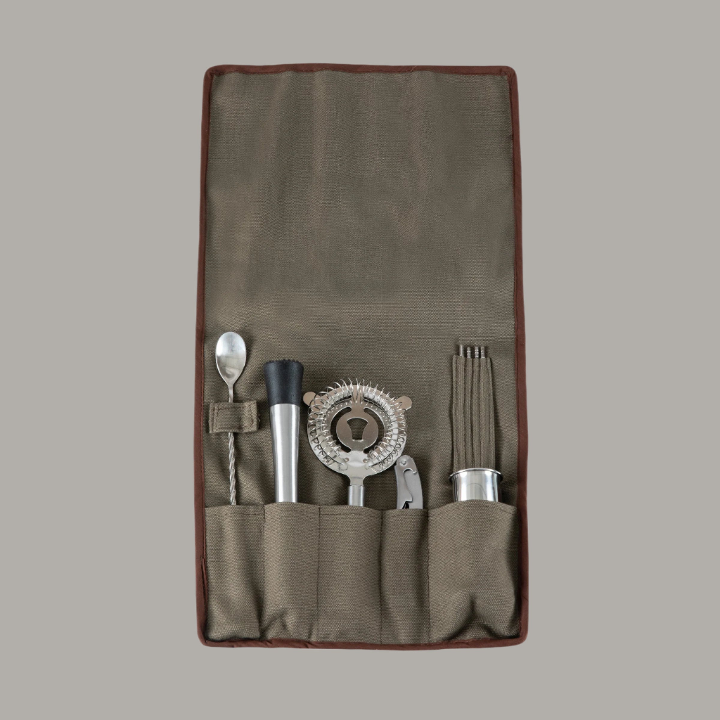 10-Piece Bar Tool Roll Up Kit