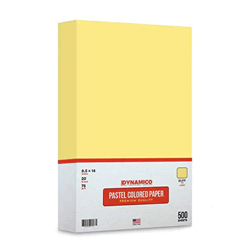 Goldenrod 8.5 x 14 Legal Size Pastel Light Color Paper | 1 Ream of 500 Sheets