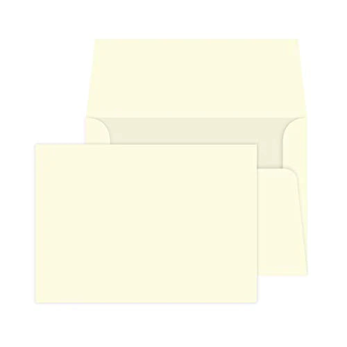  Heavyweight White Blank Cards With White Envelopes 5