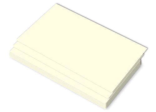 3 Hole Punched White Cardstock – Durable and Thick 80lb (216gsm) Card Stock  | 8.5 x 11 Inches | 50 Sheets per Pack