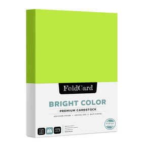Premium Quality Bright Color Cardstock: 8.5 x 11 - 50 Sheets of 65lb Cover Weight