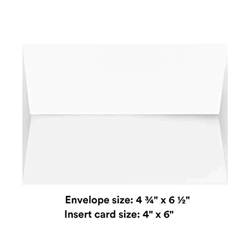A6 Square Flap Envelopes (4 3/4 x 6 1/2) – Donahue Paper Emporium