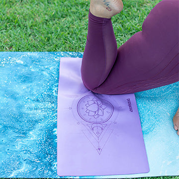 PAD CALM Green Nature  Mini esterilla de yoga para reforzar apoyos – Yogimi