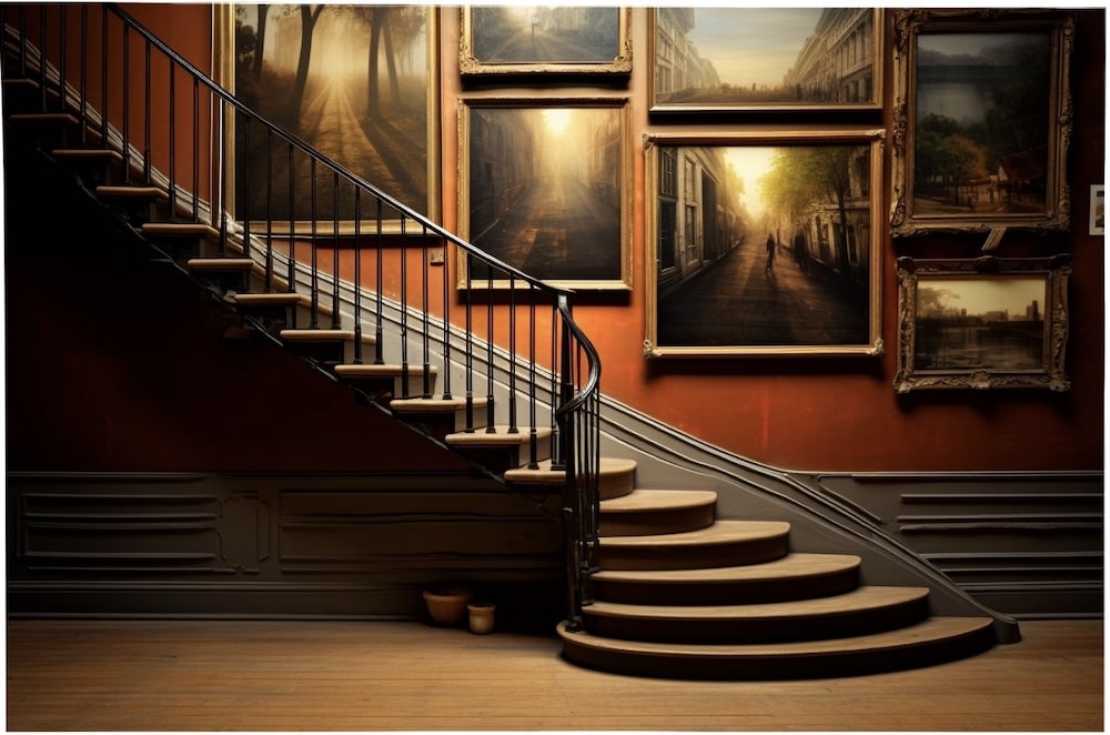 Peintures escalier