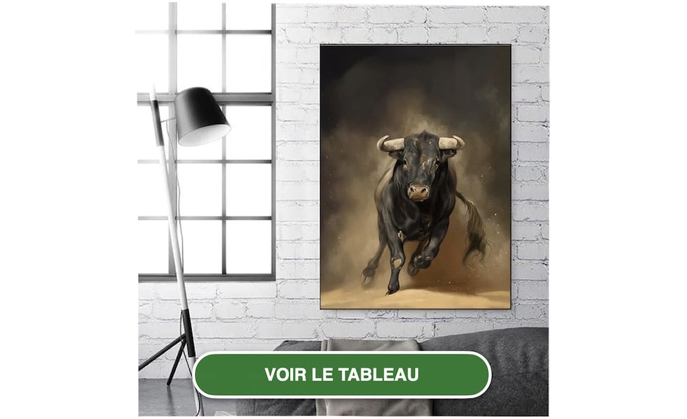 Tableau Avec Un Taureau