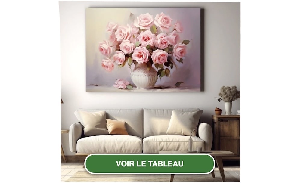 Tableau Bouquet De Roses