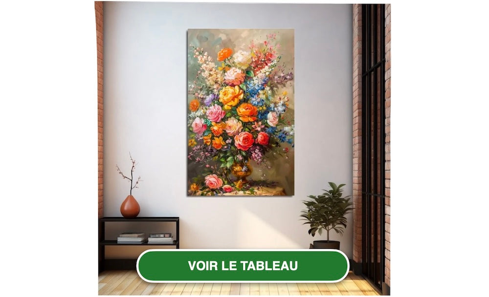 Tableau De Bouquet De Fleurs