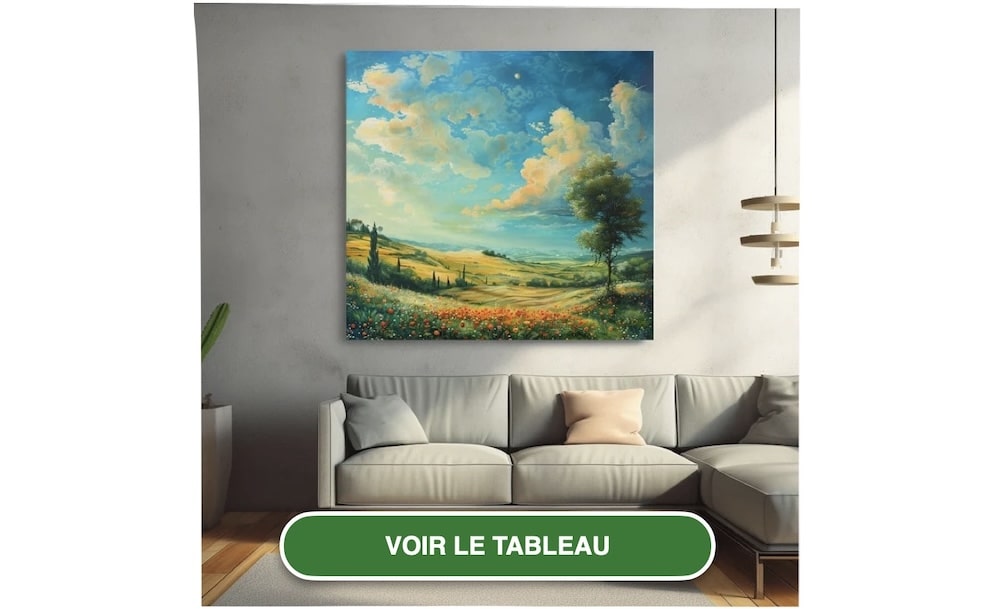 Tableau Peinture Moderne Paysage