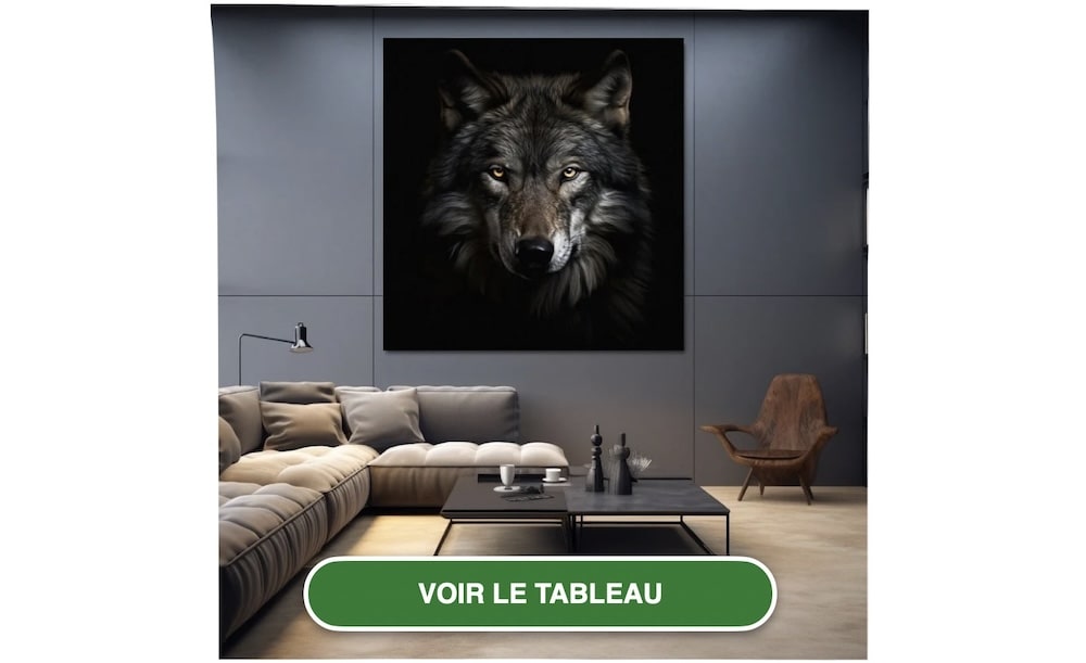 Tableau Tête De Loup