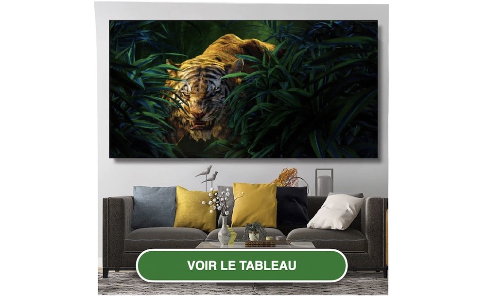 Tableau Tigre Jungle