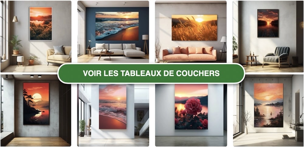 Tableau Coucher de Soleil