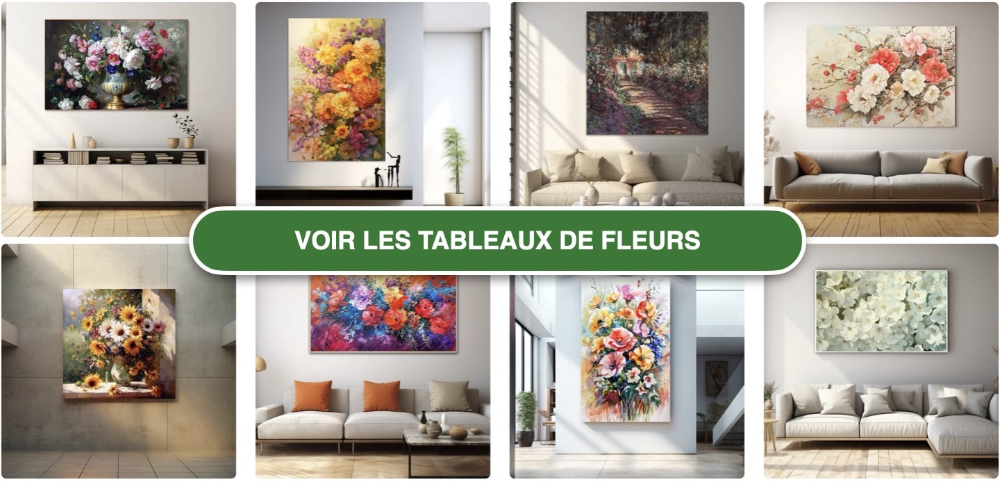 Tableaux fleurs
