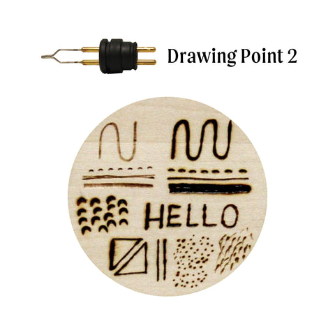 Walnut Hollow drawing point 2 wire tip