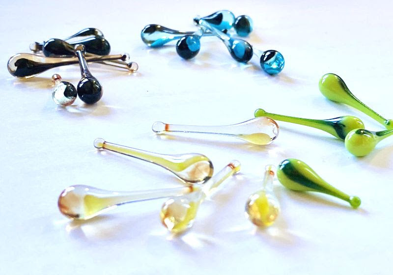 Take a sneak peek at some colorful streaks... of glass, ready to be made into gorgeous new jewelry to brighten your day!