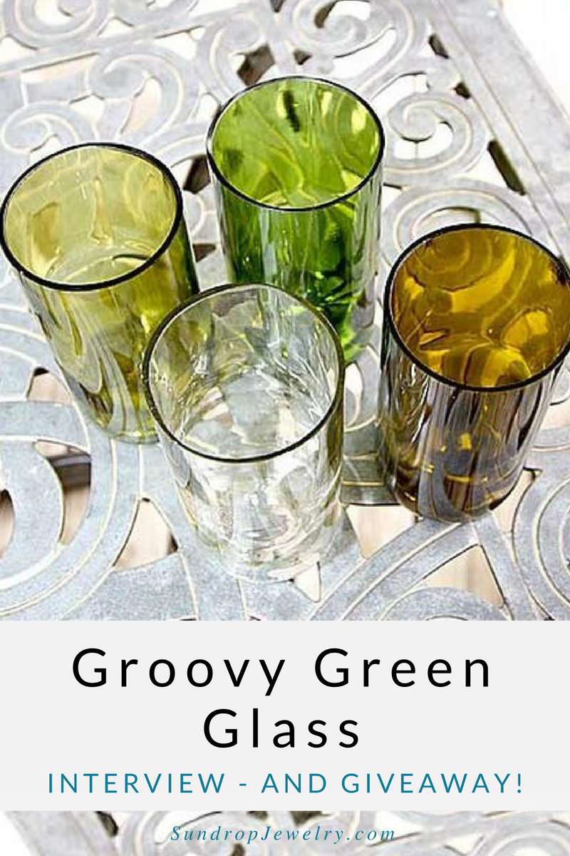 Interview with Groovy Green Glass by Sundrop Jewelry