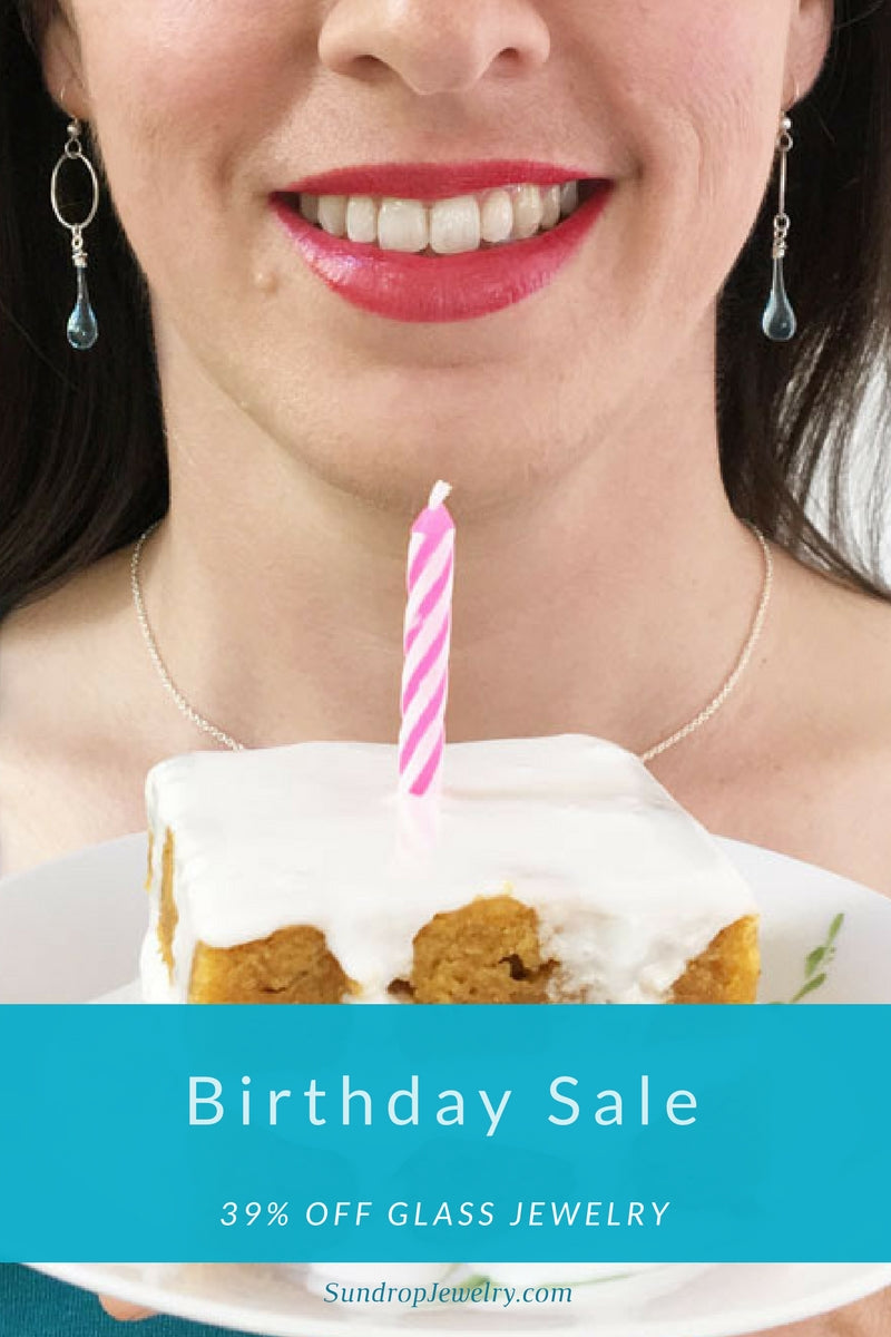 Birthday sale is on at SundropJewelry.com - 39% off storewide