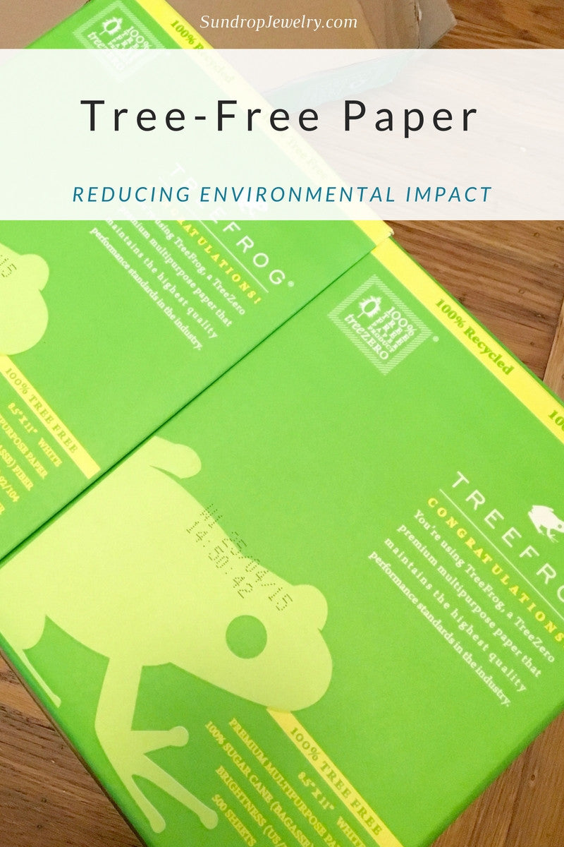 Reducing the environmental impact of running a business with tree-free paper