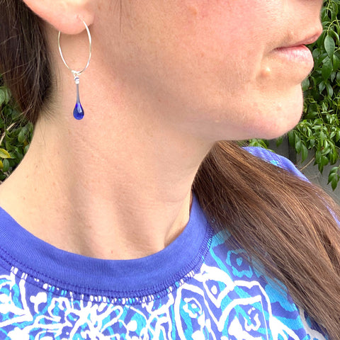 New hoop earrings by Sundrop Jewelry, currently only available in three colors
