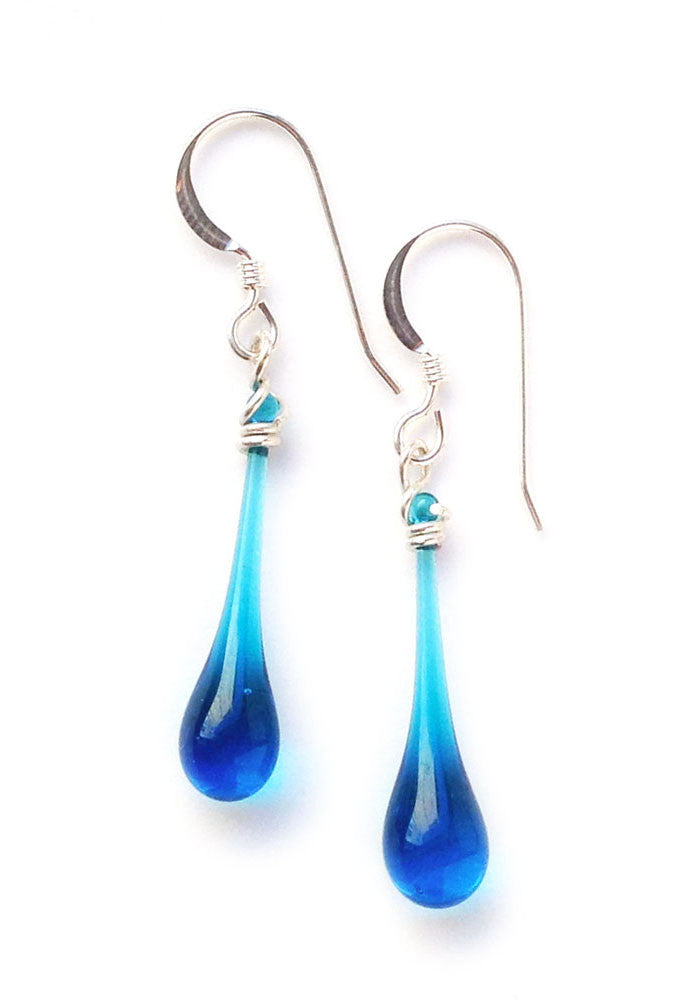 glass earrings