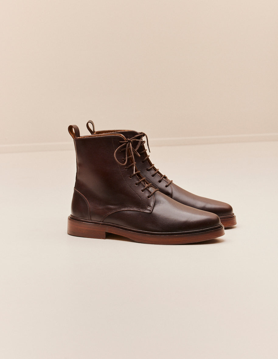 Bottines TimothÃ©e - Cuir marron