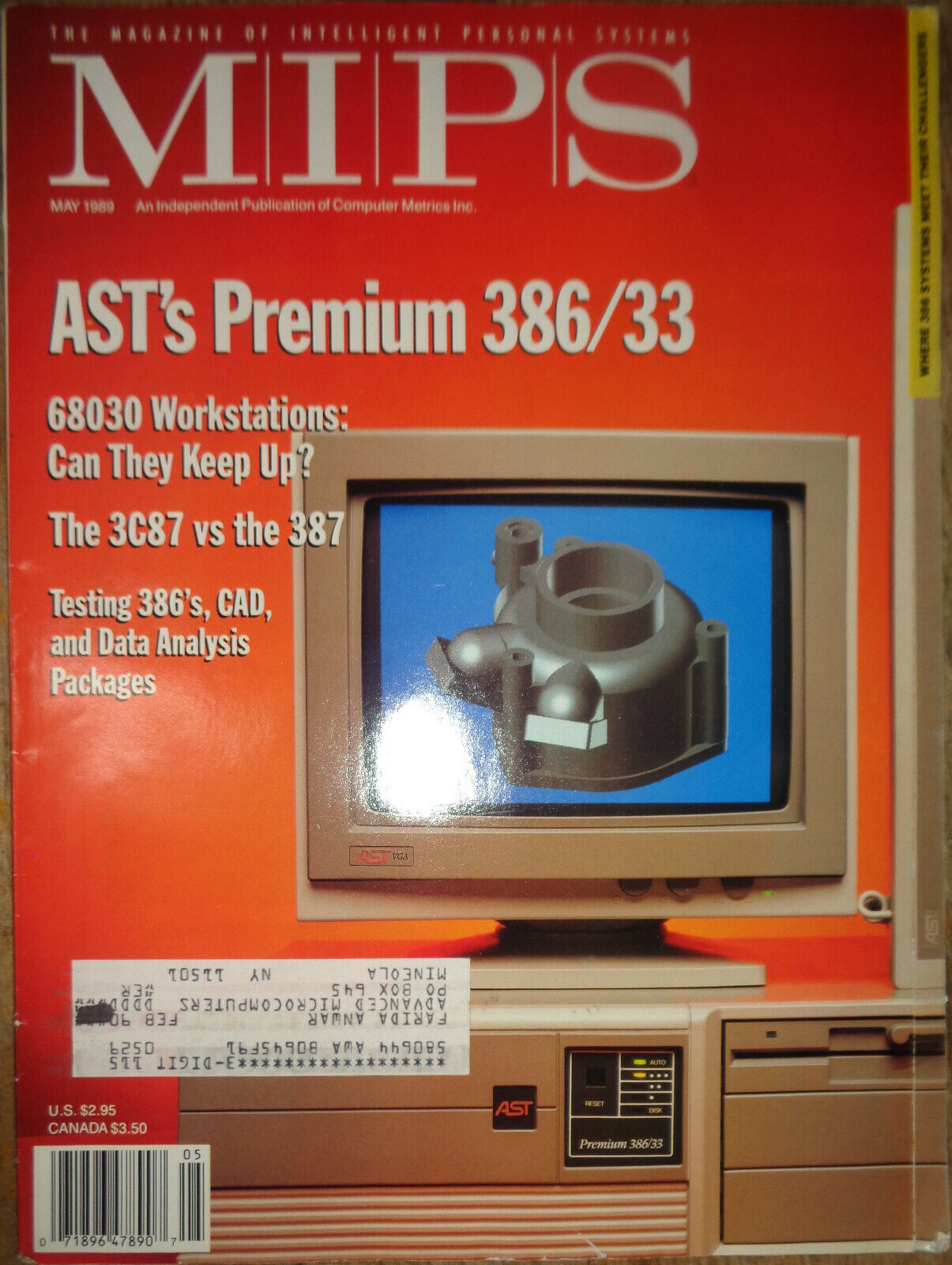 MIPS Magazine May 1989 - "The magazine of intelligent personal systems"