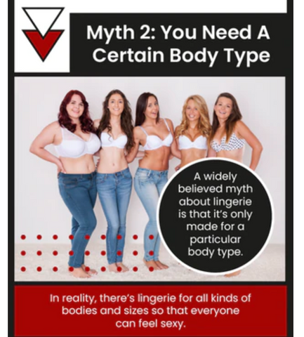MYTH 2: You have to look like the model to wear lingerie al losangeleslingerie.com