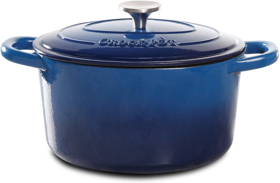 GIBSON HOME Campton 0.30 Qt. Oval Cast Iron Mini Casserole with