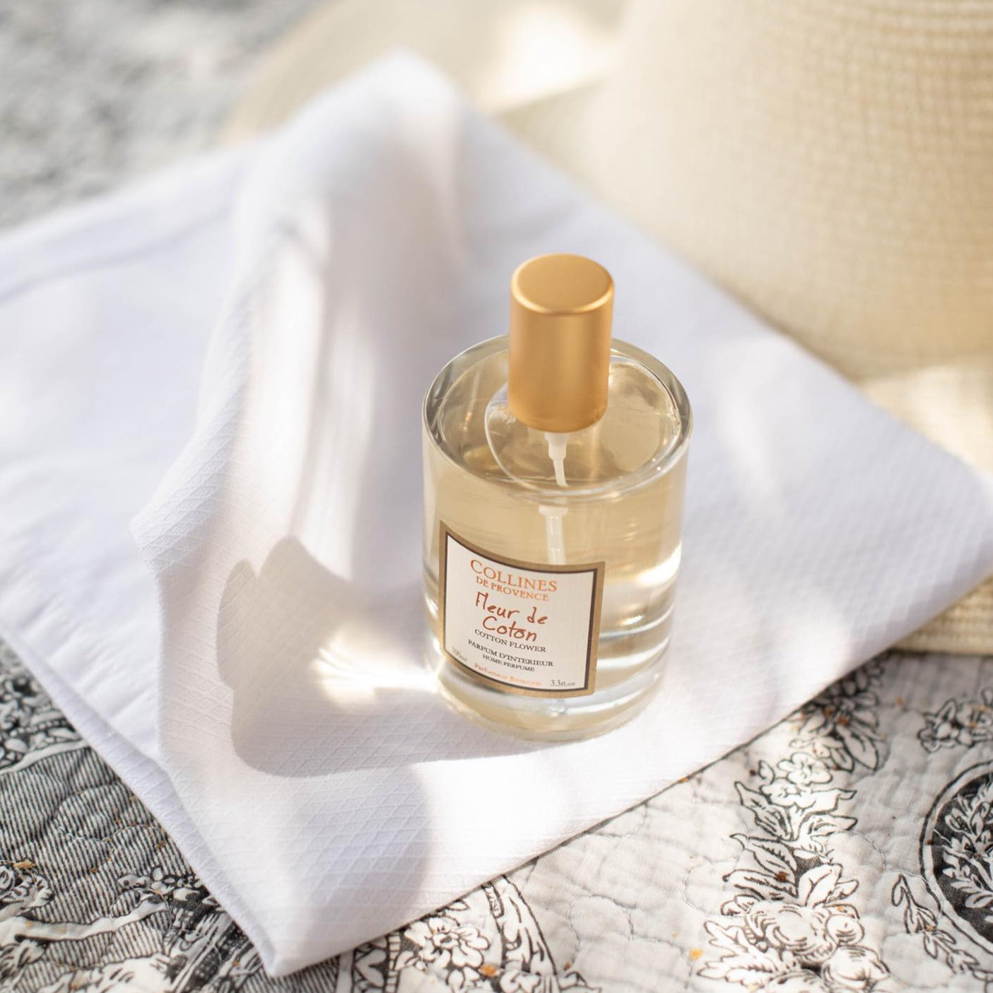 Parfum d'intérieur Collines de Provence Fleur de Coton – Parfum d'ambiance  Collines de Provence – Terres & Beauté