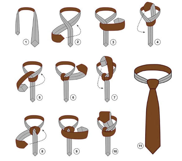 How to Tie a Necktie – Hisdern