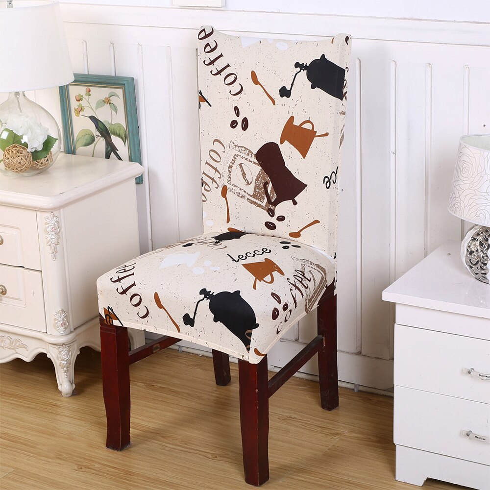 Stretchable Printed Chair Cover 1/2 freeshipping - The Laaila Store